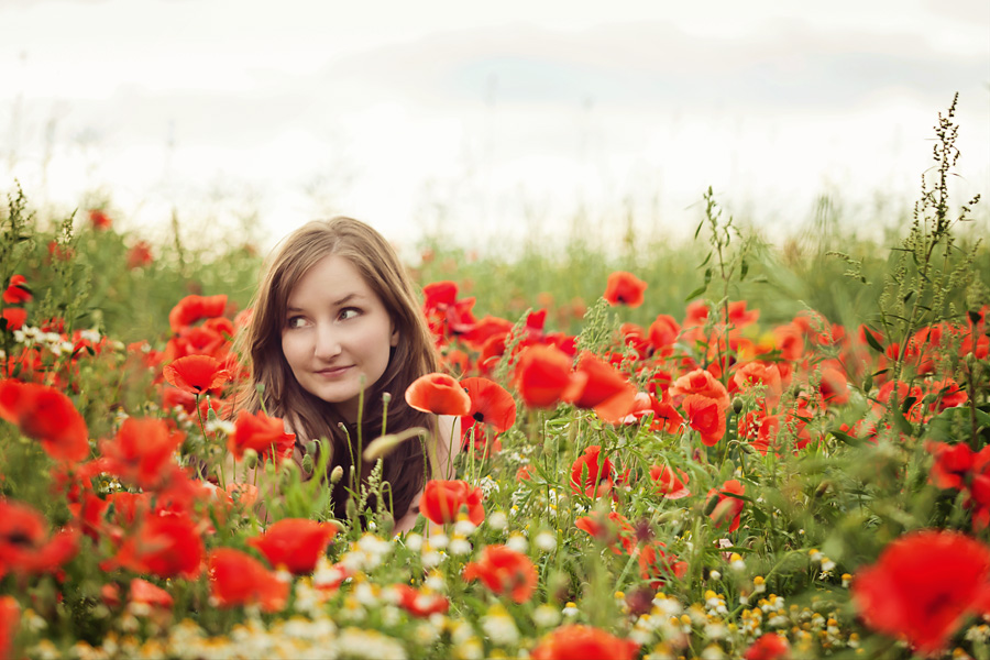 Ein Platz im Mohn­feld…