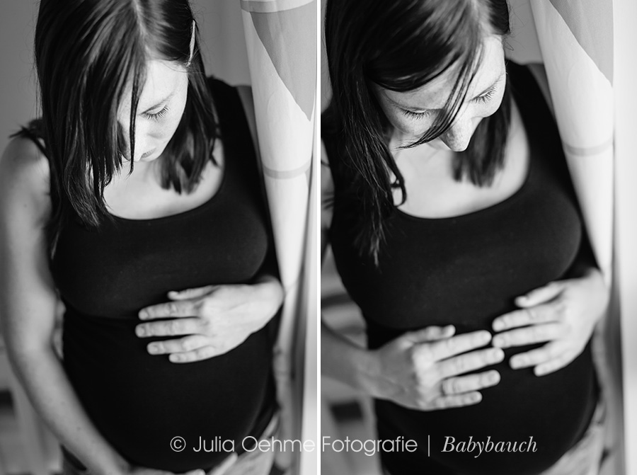 Vere­nas Baby­bauch | Schwan­ger­schafts­fo­tos in Leip­zig