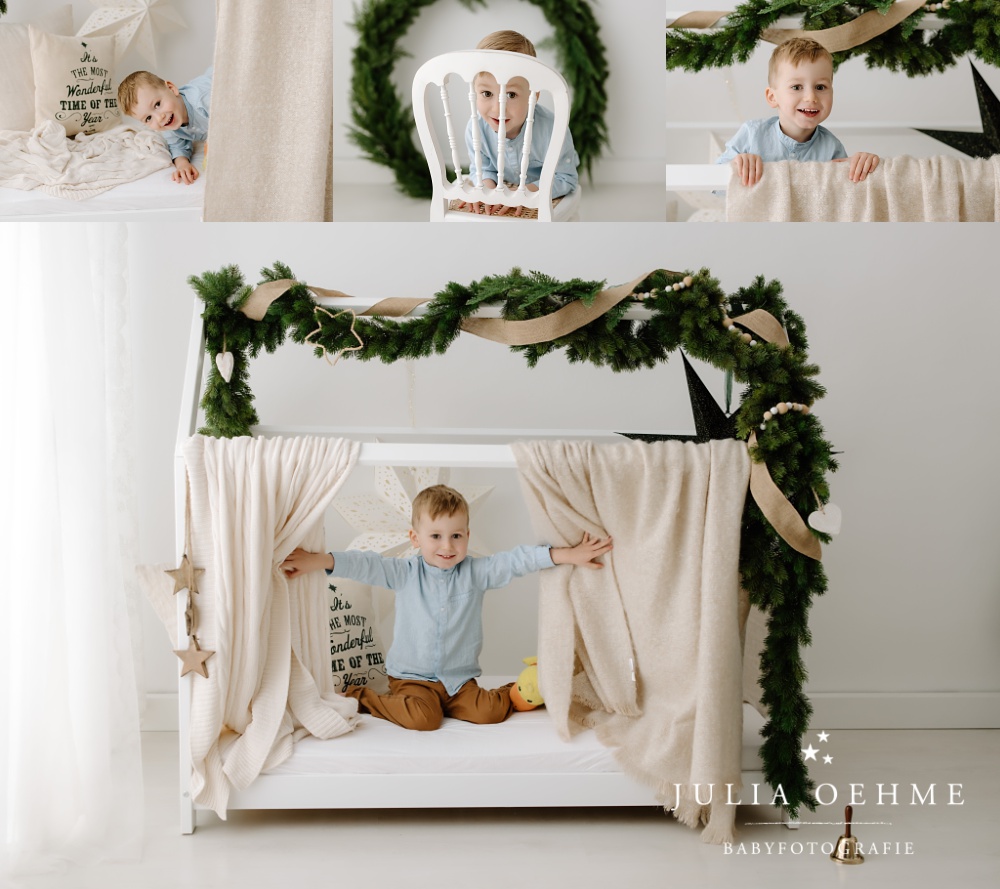 weihnachtsfotos kinder leipzig julia oehme tannengrün 