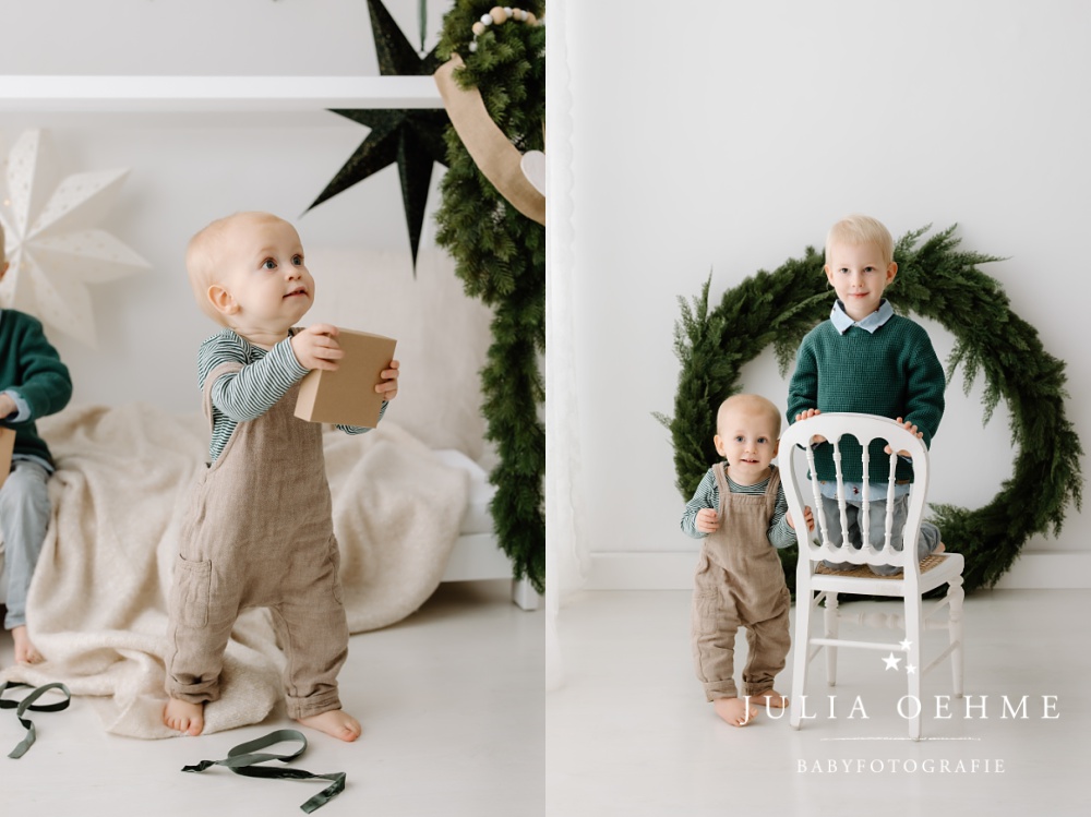 weihnachtsfotos kinder leipzig julia oehme tannengrün 